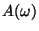 $A(\omega)$