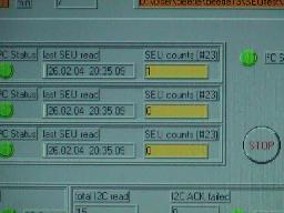 First SEU counted from a Beetle chip