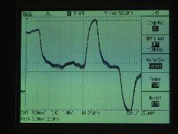 Analog readout after 50m