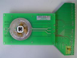 test-board attached to a Beetle probe card (bottom-side)