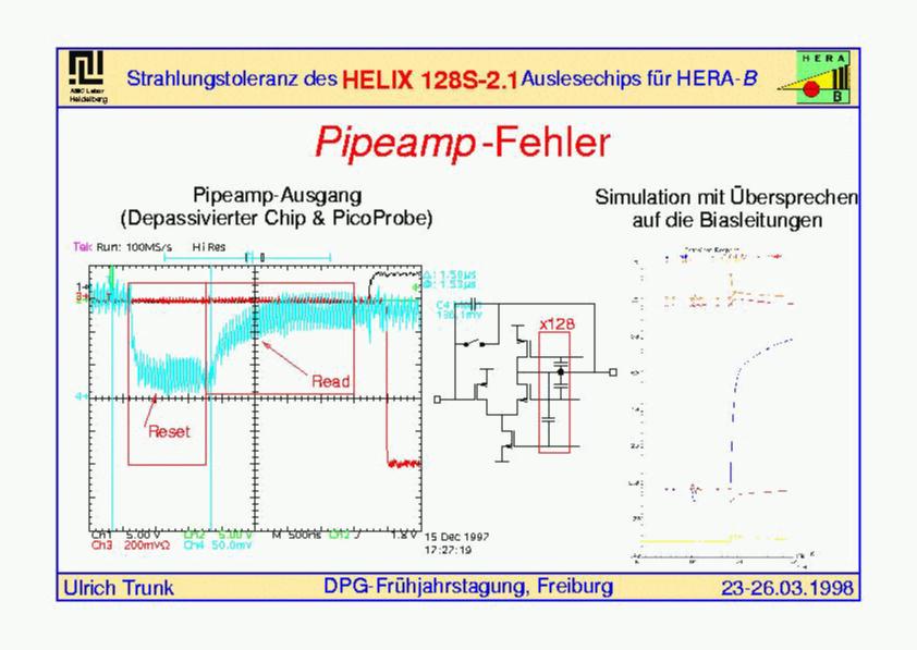 Bug in pipeline readout amplifier 2