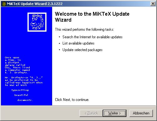 Miktex Packages Installation