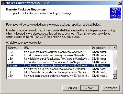 Miktex Packages Installation