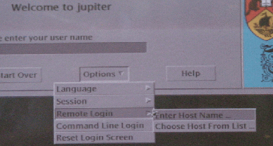 Selecting login host