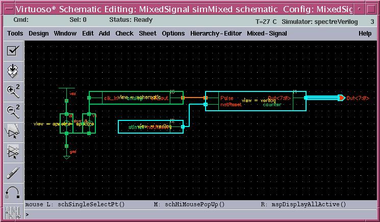 Schematic with partition